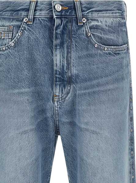 Blugi Versace Stone-Wash Jeans With Studs BLUE Barbati (BM 19744745) 4
