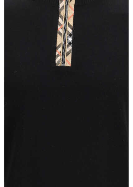 Pulovere Burberry Check wool Sweater BLACK Barbati (BM 19744754) 3