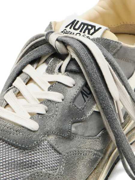 Sneakers AUTRY Autry Reelwind Super Vintage Sneakers in Black White, product code WVLWYS07 Blk Wht Femei (BM 19744764) 4