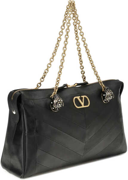 Genti de umar Valentino Garavani Panthea Medium Shoulder Bag NERO Femei (BM 19744808) 2