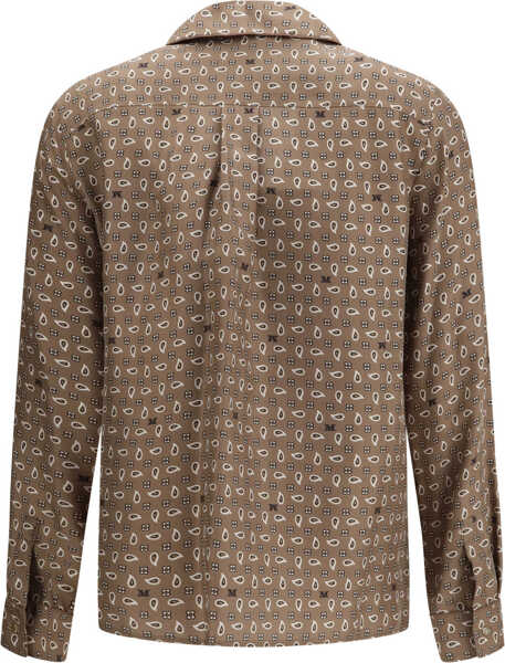 Camasi casual Max Mara Disco Shirt in printed silk FANGO Femei (BM 19744820) 2