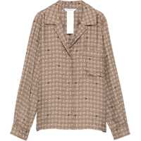 Camasi casual Disco Shirt in printed silk Femei