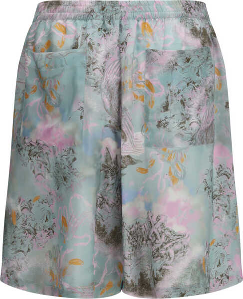 Pantaloni casual Off-White Printed Bowling Shorts MULTICOLOR LIGHT Barbati (BM 19744829) 2