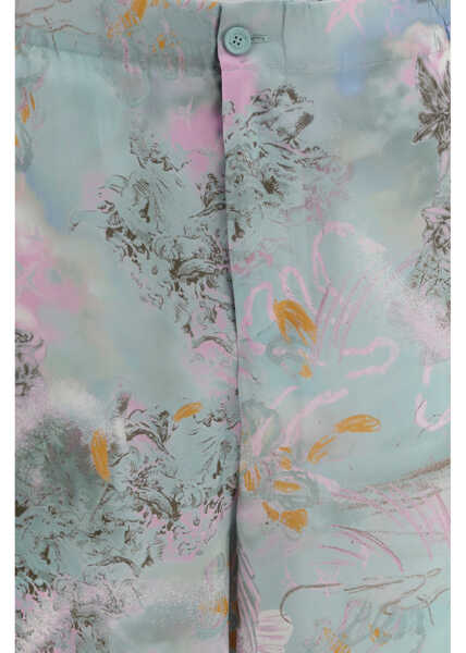 Pantaloni casual Off-White Printed Bowling Shorts MULTICOLOR LIGHT Barbati (BM 19744829) 3