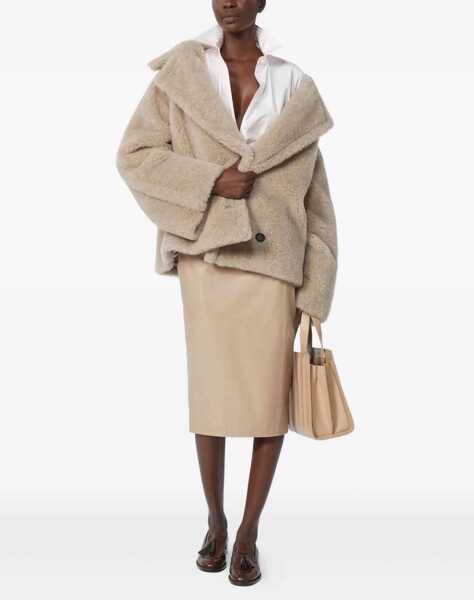 Paltoane Max Mara Cambusa Coat in alpaca blend SABBIA Femei (BM 19744832) 2