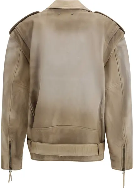 Jachete Golden Goose Journey leather Jacket MELLOW BUFF Femei (BM 19744874) 2