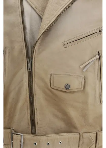 Jachete Golden Goose Journey leather Jacket MELLOW BUFF Femei (BM 19744874) 3