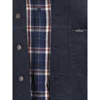 Jachete pentru Barbati - Jachete Balenciaga Patched Shirt Jacket NAVY/DIRTY DARK BLUE Barbati (BM 19744922) - B-mall.ro