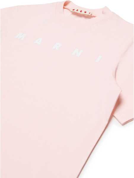 Tricouri Marni T-Shirt With Logo PINK Fete (BM 19744991) 3