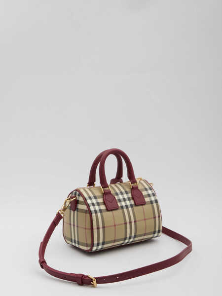 Genti de mana Burberry Check Bowling Bag Mini BEIGE Femei (BM 19745057) 2