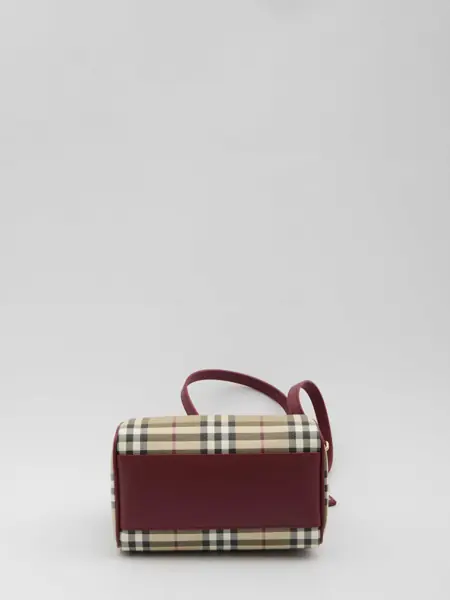 Genti de mana Burberry Check Bowling Bag Mini BEIGE Femei (BM 19745057) 3