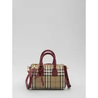 Genti de mana Check Bowling Bag Mini Femei