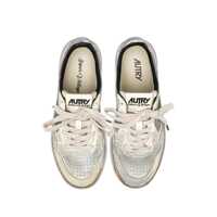 Sneakers AUTRY pentru Barbati - Sneakers AUTRY Autry Medalist Low Super Vintage Sneakers in Black Silver, product code AVLMME01 Blk Silv Barbati (BM 19745103) - B-mall.ro