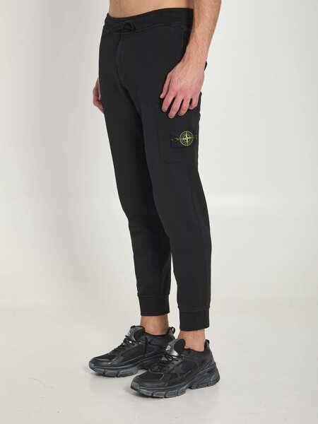Pantaloni de trening Stone Island Sweatpants BLACK Barbati (BM 19745105) 2