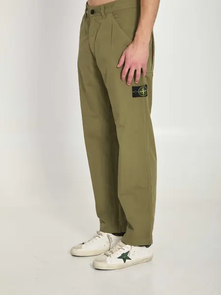 Pantaloni casual Stone Island Relaxed Pants GREEN Barbati (BM 19745108) 2