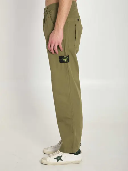 Pantaloni casual Stone Island Relaxed Pants GREEN Barbati (BM 19745108) 3