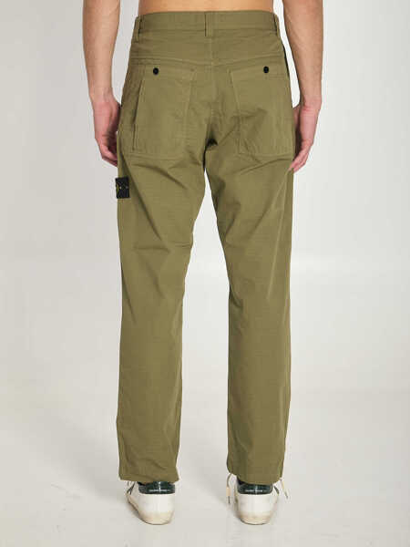 Pantaloni casual Stone Island Relaxed Pants GREEN Barbati (BM 19745108) 4
