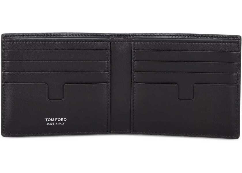 Portofele Tom Ford Leather Wallet BROWN Barbati (BM 19745210) 3