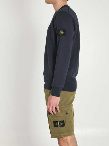 Pulovere Stone Island Crew Neck Sweater BLUE Barbati (BM 19745222) 3