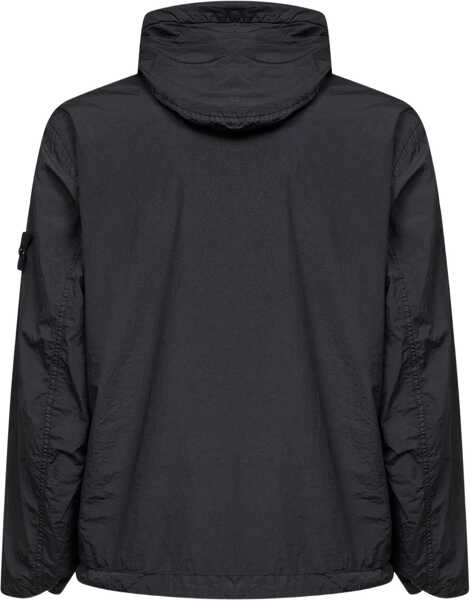 Bomber jacket Stone Island Dyed Crinkle Reps Ny Jacket BLACK Barbati (BM 19745234) 2