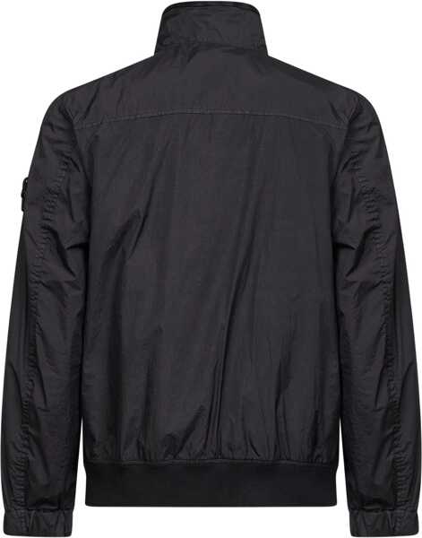 Bomber jacket Stone Island Dyed Crinkle Reps Ny Jacket BLACK Barbati (BM 19745237) 2
