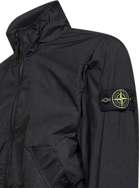 Bomber jacket Stone Island Dyed Crinkle Reps Ny Jacket BLACK Barbati (BM 19745237) 3
