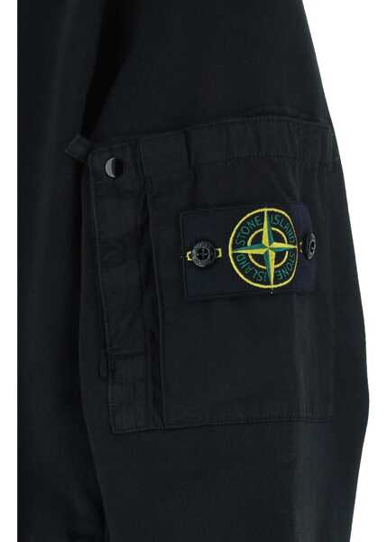 Hanorace Stone Island Track Sweatshirt BLACK Barbati (BM 19745240) 3