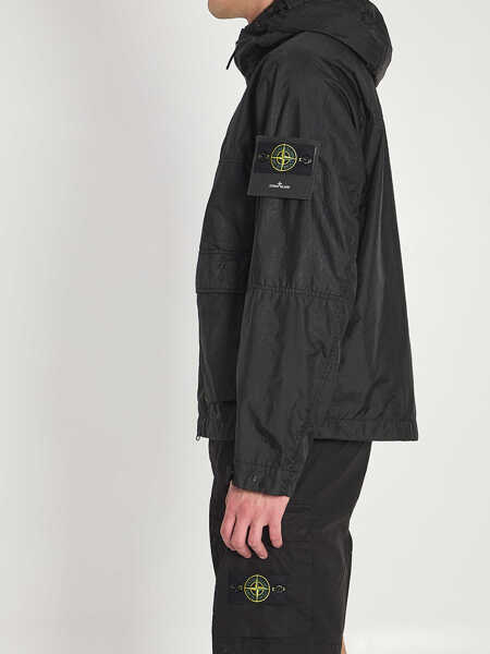 Bomber jacket Stone Island 3L Tc Membrane Jacket BLACK Barbati (BM 19745243) 3