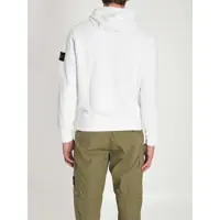 Bluze de trening Stone Island pentru Barbati - Bluze de trening Stone Island Cotton Hoodie WHITE Barbati (BM 19745246) - B-mall.ro