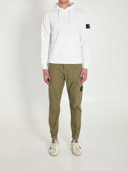 Bluze de trening Stone Island Cotton Hoodie WHITE Barbati (BM 19745246) 5