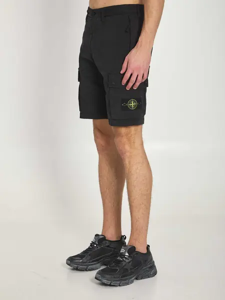Pantaloni scurti Stone Island Slim Bermuda BLACK Barbati (BM 19745249) 2