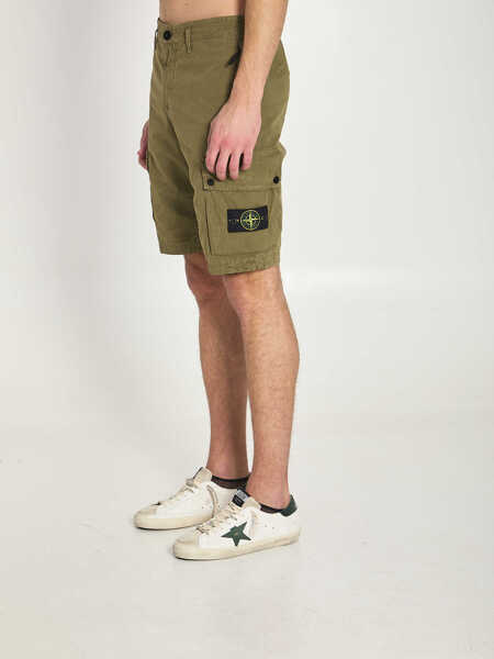Pantaloni scurti Stone Island Slim Bermuda Military GREEN Barbati (BM 19745252) 2