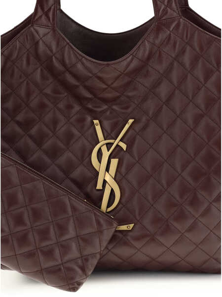 Genti de umar Saint Laurent Icare Shoulder Bag BORDEAUX Femei (BM 19745273) 4