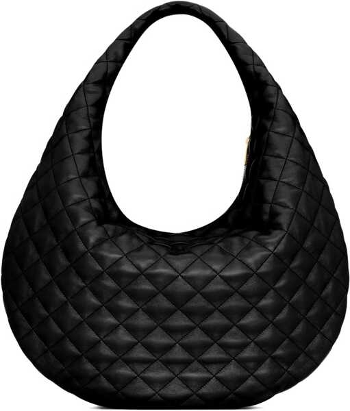 Genti de umar Saint Laurent Icare quilted leather hobo Shoulder Bag BLACK Femei (BM 19745285) 2