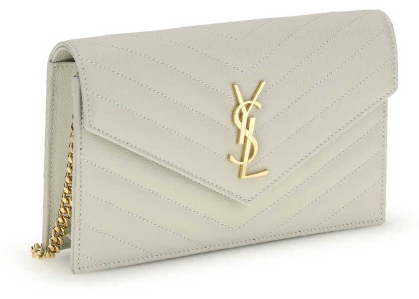 Portofele Saint Laurent Cassandre mini Shoulder Bag IVORY Femei (BM 19745300) 2
