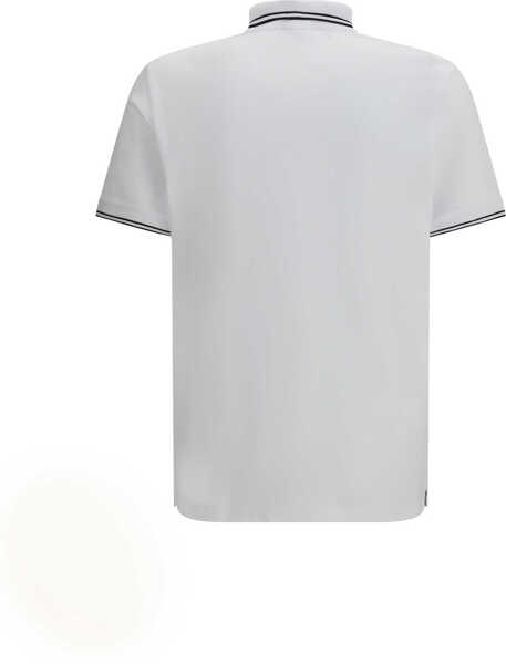 Tricouri Polo Stone Island Cotton piqu Polo Shirt WHITE Barbati (BM 19745303) 2