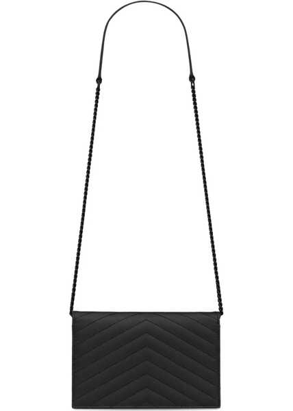 Portofele Saint Laurent Cassandre mini Shoulder Bag BLACK Femei (BM 19745306) 2