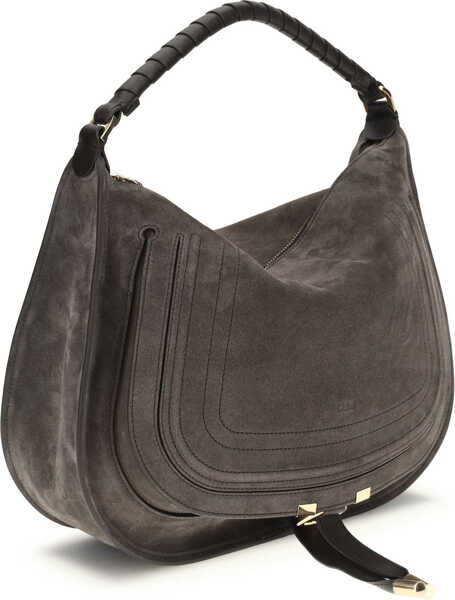 Genti de umar Chloe Marcie suede leather Shoulder Bag KOHL BROWN Femei (BM 19745342) 2