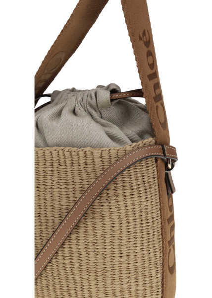 Genti de mana Chloe Woody Bucket Bag DUSTY TAN Femei (BM 19745345) 4