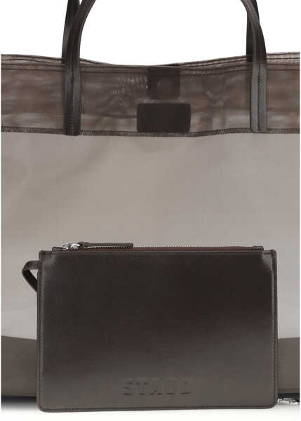 Genti de mana STAUD Large Christos Tote Bag ESPRESSO Femei (BM 19745357) 4