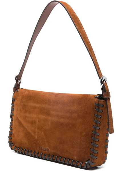 Genti de umar STAUD Leather Harlow Shoulder Bag TABAC/ESPRESSO Femei (BM 19745369) 3