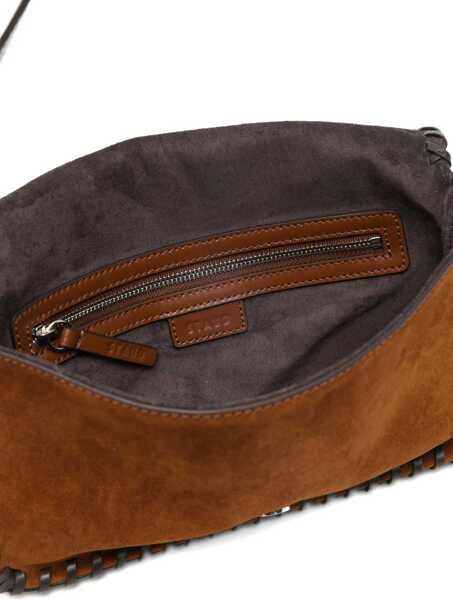 Genti de umar STAUD Leather Harlow Shoulder Bag TABAC/ESPRESSO Femei (BM 19745369) 5