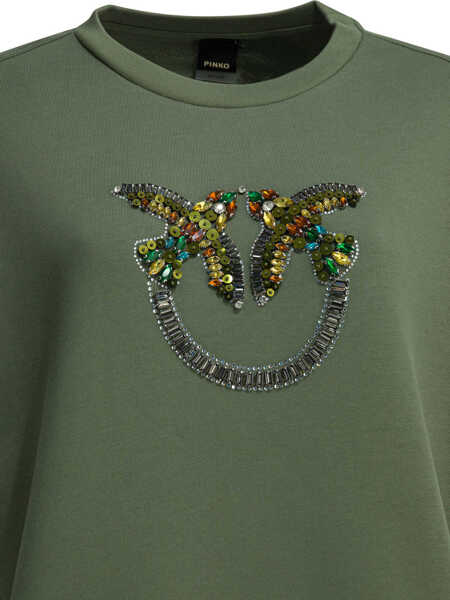 Hanorace Pinko Sweatshirts Green Femei (BM 19746384) 3