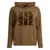Max Mara Virgin wool hooded sweater Brown