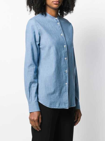 Camasi Aspesi WOMAN SHIRT Light Blue Femei (BM 19746498) 3