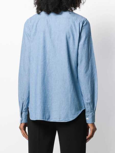 Camasi Aspesi WOMAN SHIRT Light Blue Femei (BM 19746498) 4