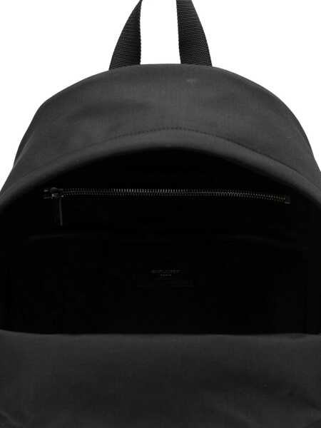 Rucsacuri Saint Laurent City Backpack in leather and nylon BLACK Barbati (BM 19746518) 4