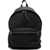 Saint Laurent City Backpack in leather and nylon BLACK