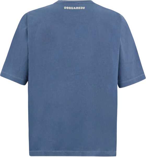 Tricouri DSQUARED2 T-Shirt With Embroidery BLUE Barbati (BM 19746524) 2