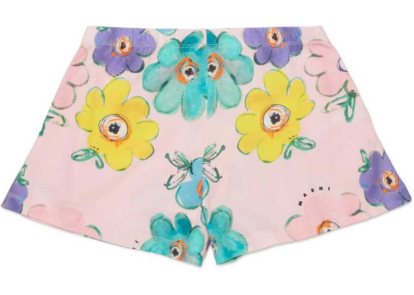Pantaloni scurti Marni Flowers Bermuda Shorts MULTICOLOUR Fete (BM 19746551) 2